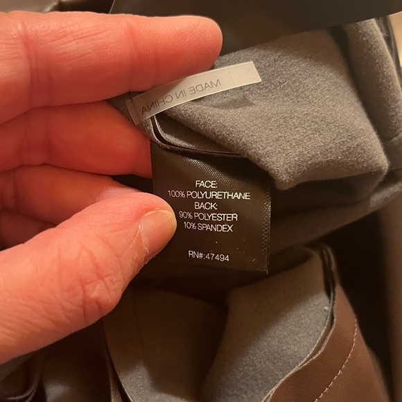 NWT Norma Kamali Free People Spat Leggings in Chocolate - Picture 10 of 10